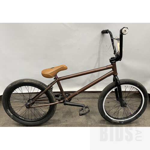 Brown Single Speed BMX Bike