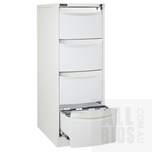 Stilford 4 Drawer Filing Cabinet White, ORP $449.