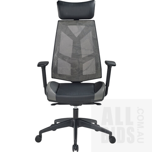 Pago Pinnacle Medium Mesh Backed Ergonomic Task Chair - Brand New RRP $349.00