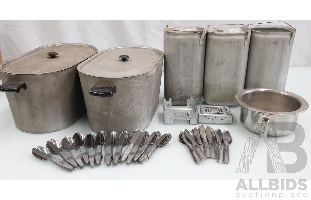 Selection of Vintage Camping Cookware