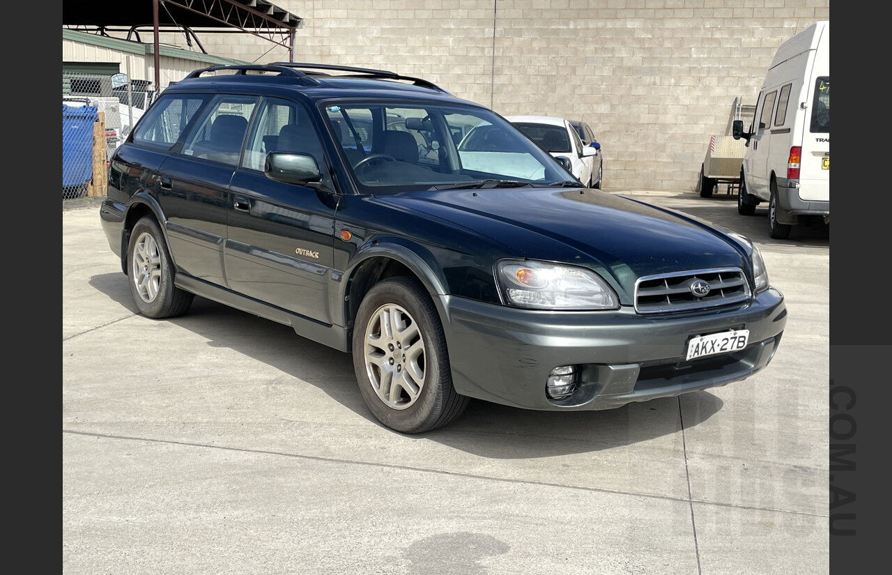 8/2001 Subaru Outback Limited MY01 4d Wagon Green 2.5L