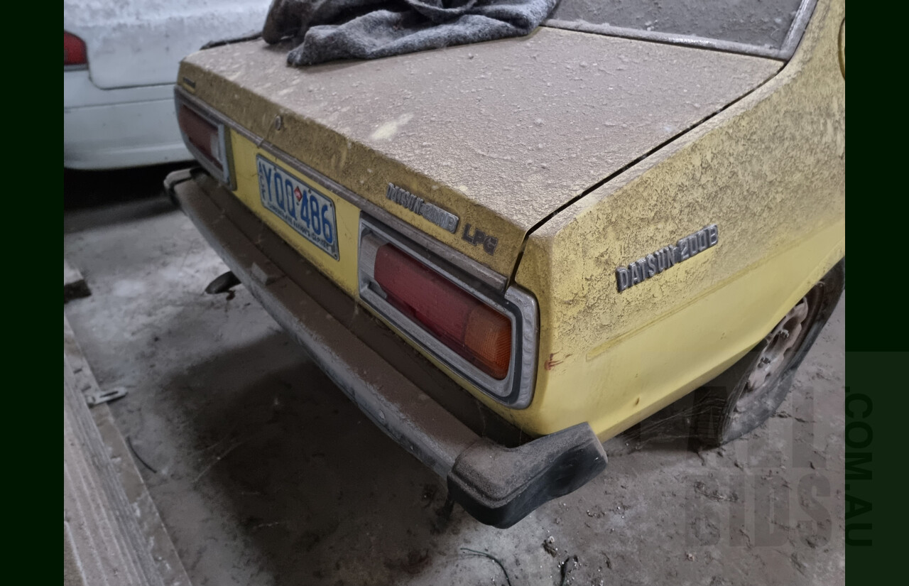 09/1980 Datsun 200B GL NJ810 Sedan Yellow 2.0L (LPG)