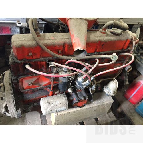 Holden Six Cylinder 186 Red Motor