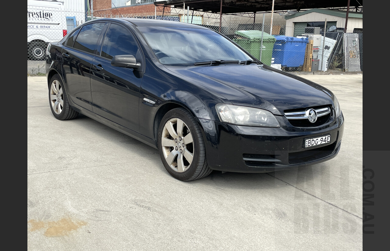 9/2007 Holden Commodore Lumina VE 4d Sedan Black 3.6L