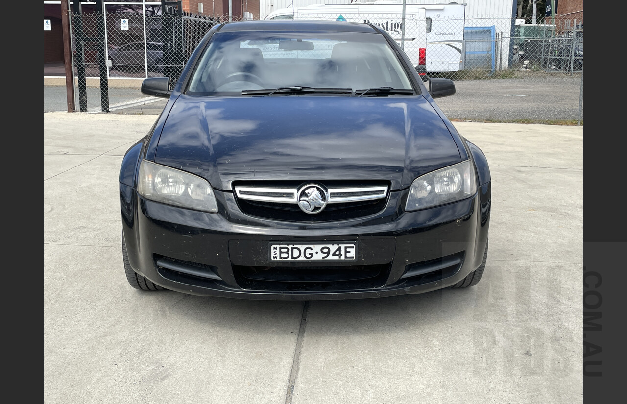 9/2007 Holden Commodore Lumina VE 4d Sedan Black 3.6L