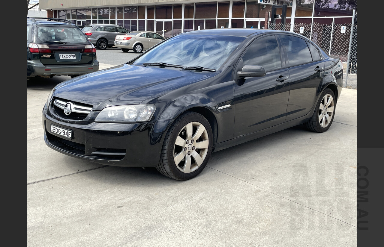 9/2007 Holden Commodore Lumina VE 4d Sedan Black 3.6L