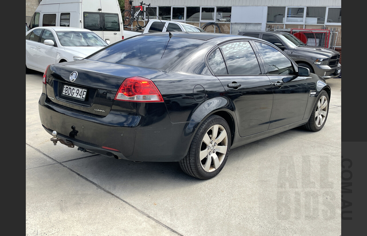 9/2007 Holden Commodore Lumina VE 4d Sedan Black 3.6L