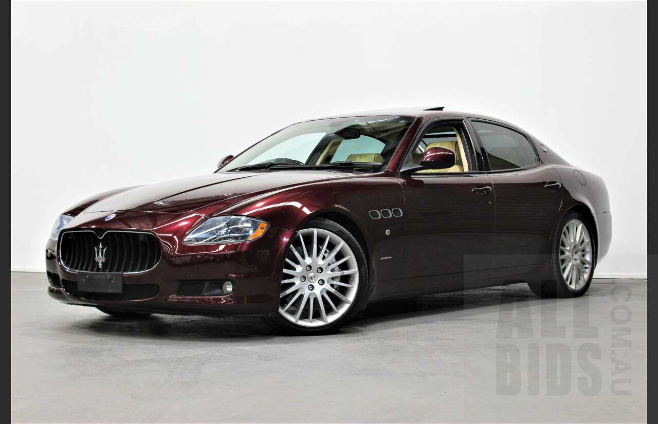 9/2009 Maserati Quattroporte Sport - Lot 1329645