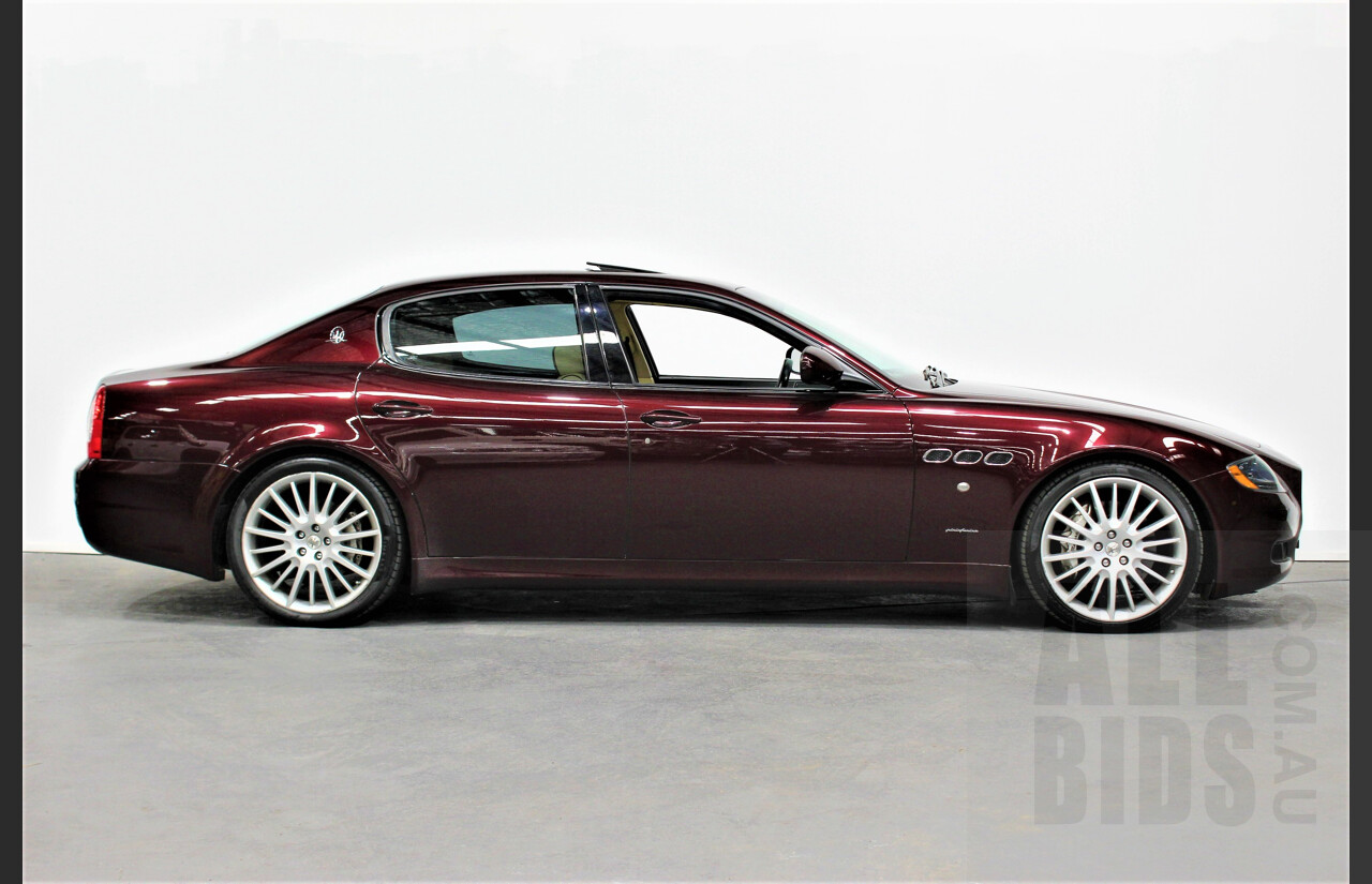 9/2009 Maserati Quattroporte Sport GT-S 4d Sedan Bordeaux Pontevecchio Metallic 4.7L V8