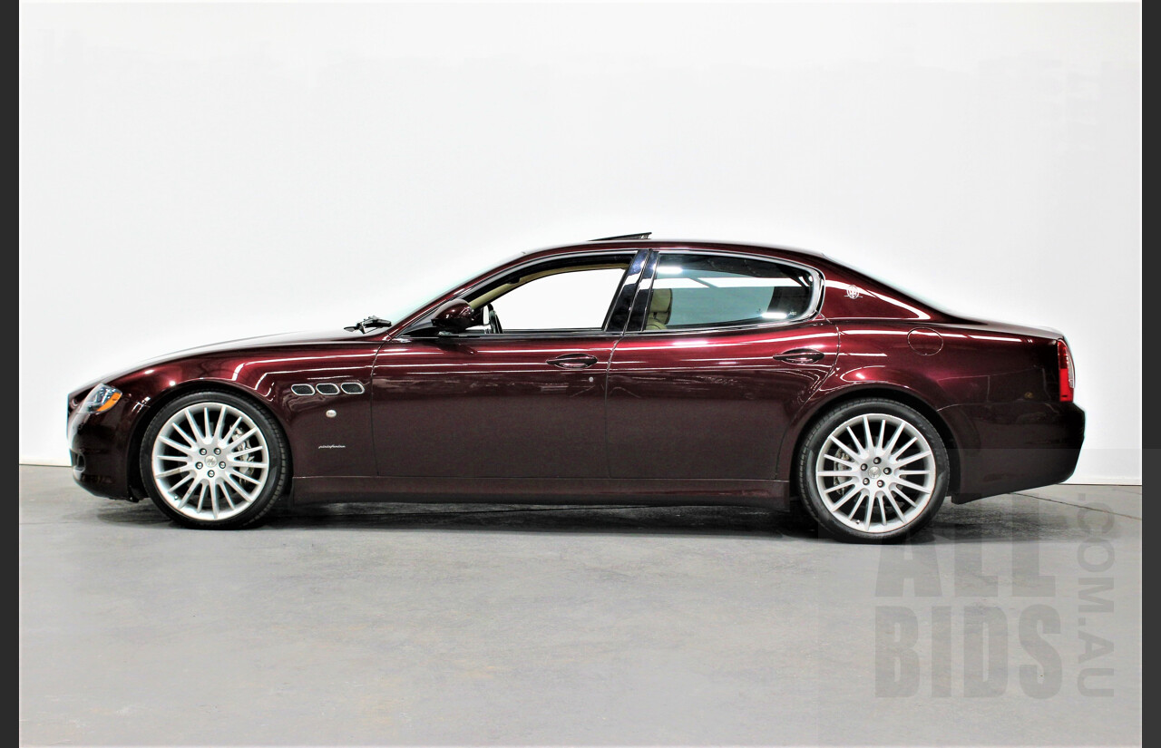 9/2009 Maserati Quattroporte Sport GT-S 4d Sedan Bordeaux Pontevecchio Metallic 4.7L V8