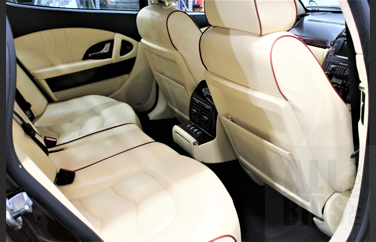 9/2009 Maserati Quattroporte Sport GT-S 4d Sedan Bordeaux Pontevecchio Metallic 4.7L V8
