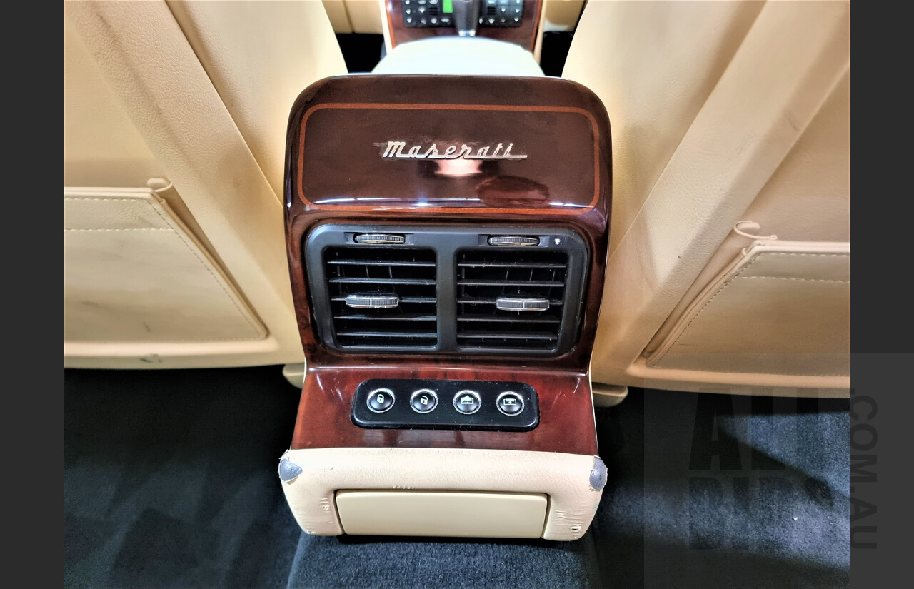 9/2009 Maserati Quattroporte Sport GT-S 4d Sedan Bordeaux Pontevecchio Metallic 4.7L V8