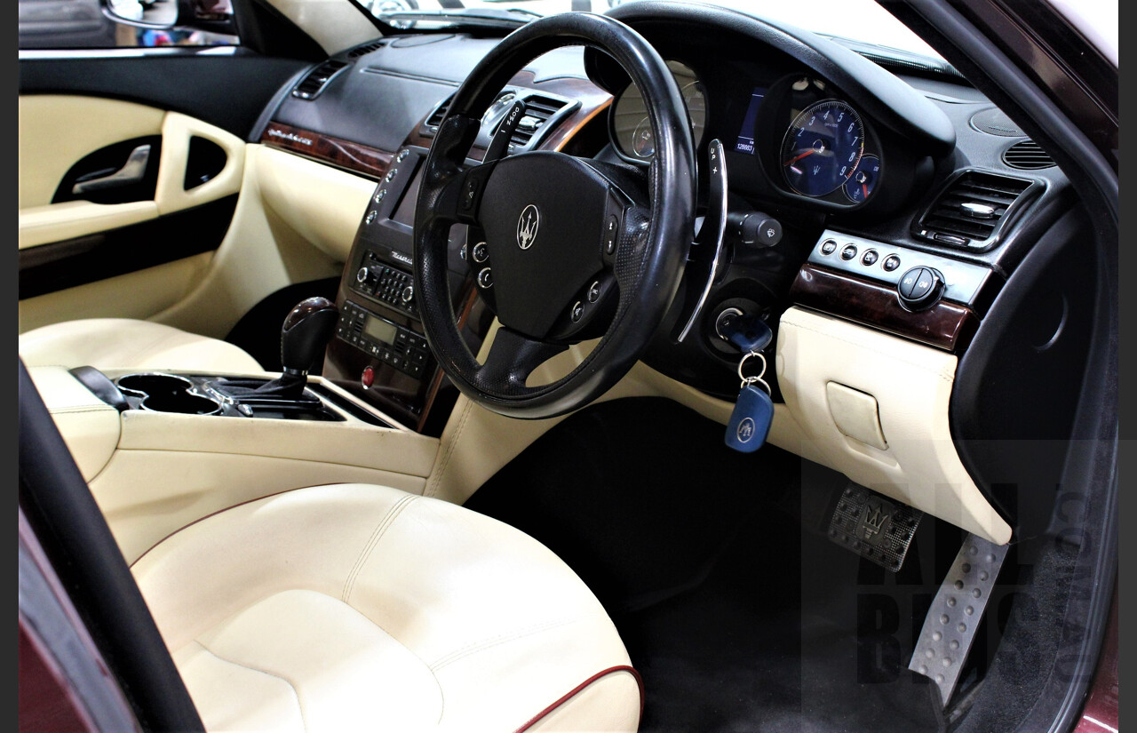 9/2009 Maserati Quattroporte Sport GT-S 4d Sedan Bordeaux Pontevecchio Metallic 4.7L V8