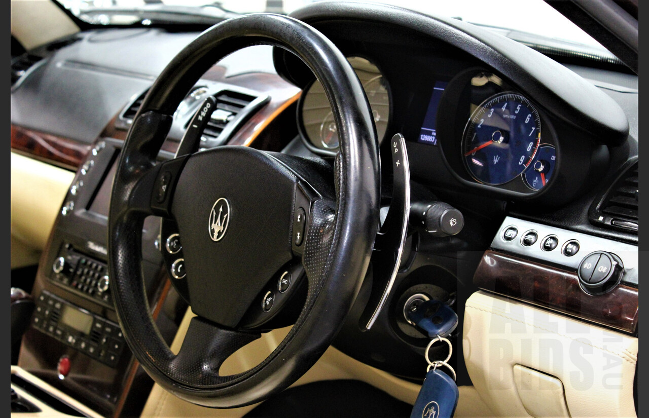 9/2009 Maserati Quattroporte Sport GT-S 4d Sedan Bordeaux Pontevecchio Metallic 4.7L V8