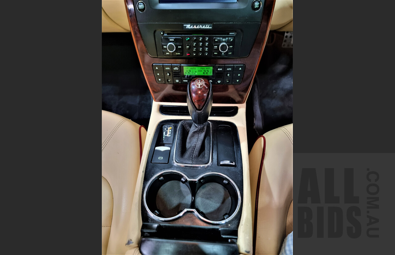 9/2009 Maserati Quattroporte Sport GT-S 4d Sedan Bordeaux Pontevecchio Metallic 4.7L V8