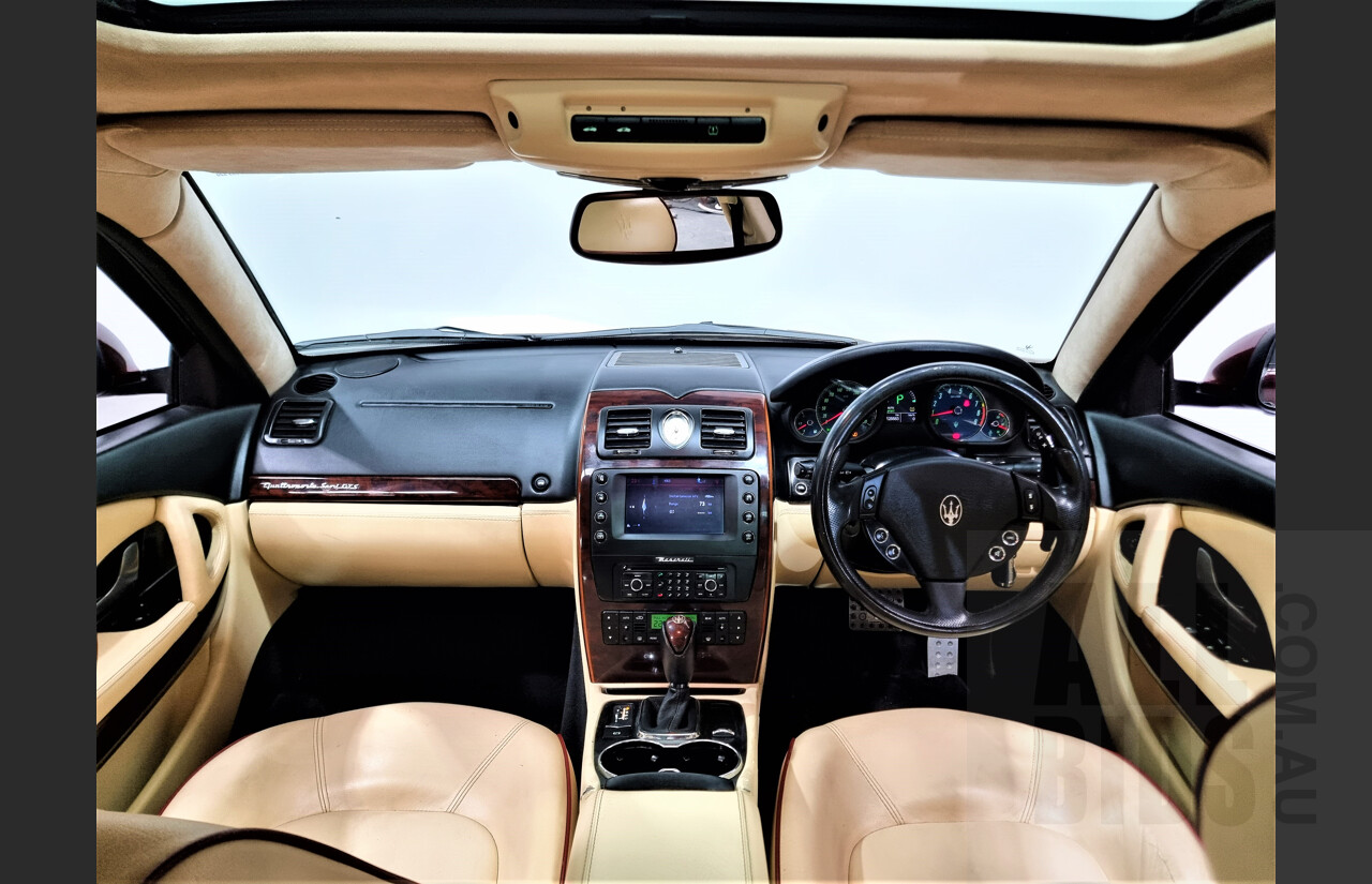 9/2009 Maserati Quattroporte Sport GT-S 4d Sedan Bordeaux Pontevecchio Metallic 4.7L V8