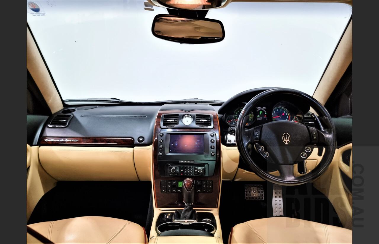 9/2009 Maserati Quattroporte Sport GT-S 4d Sedan Bordeaux Pontevecchio Metallic 4.7L V8