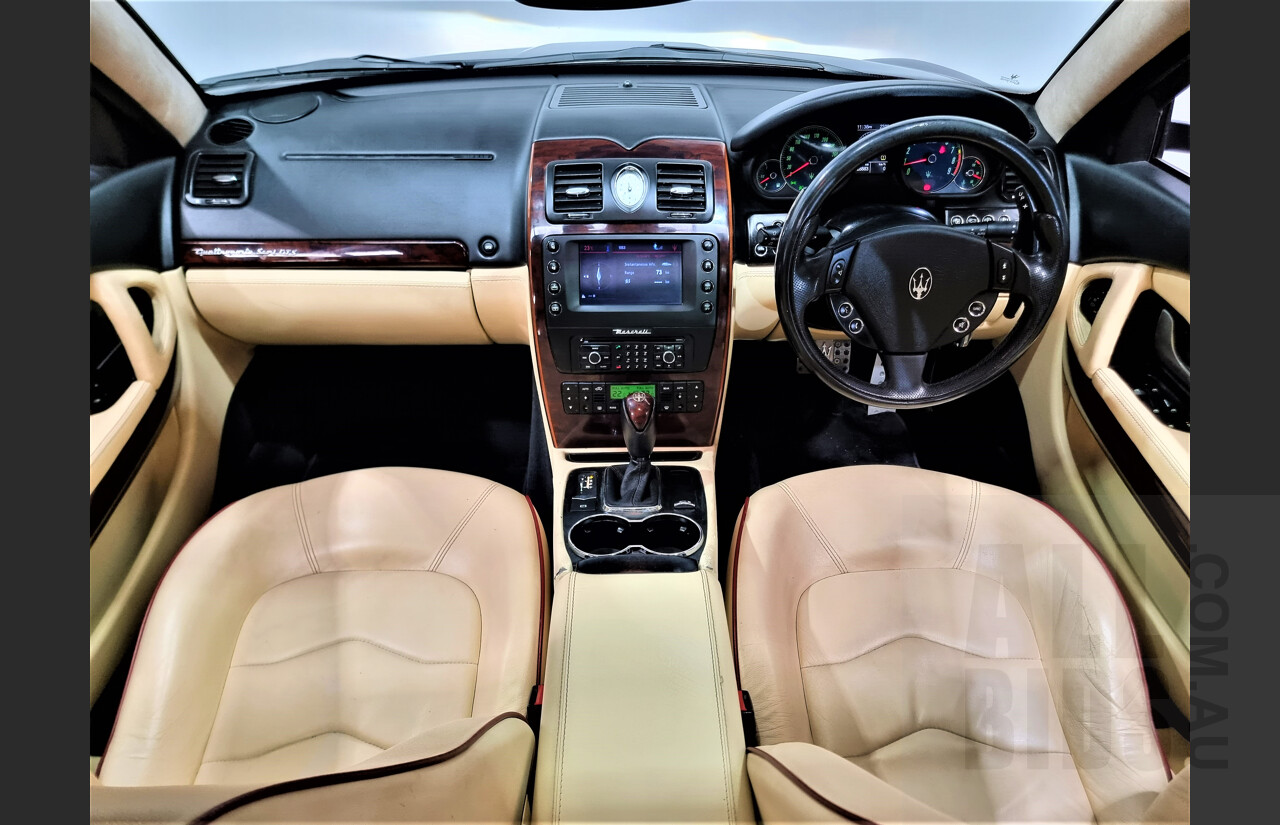 9/2009 Maserati Quattroporte Sport GT-S 4d Sedan Bordeaux Pontevecchio Metallic 4.7L V8