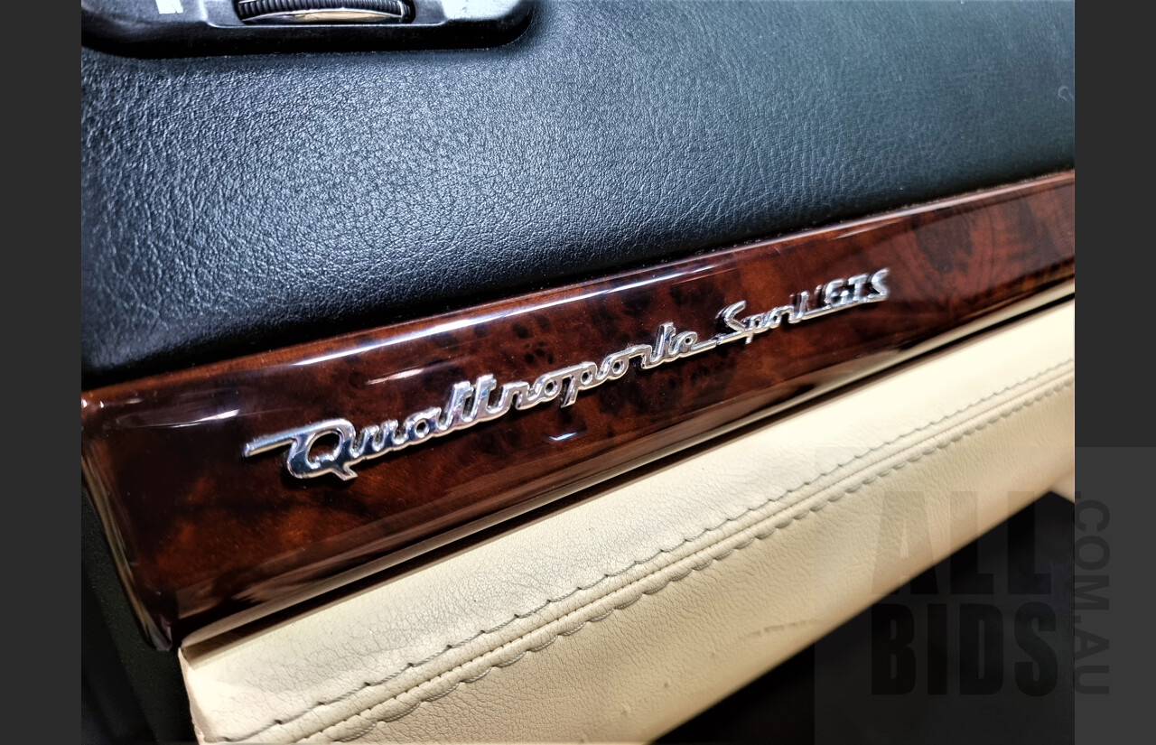 9/2009 Maserati Quattroporte Sport GT-S 4d Sedan Bordeaux Pontevecchio Metallic 4.7L V8