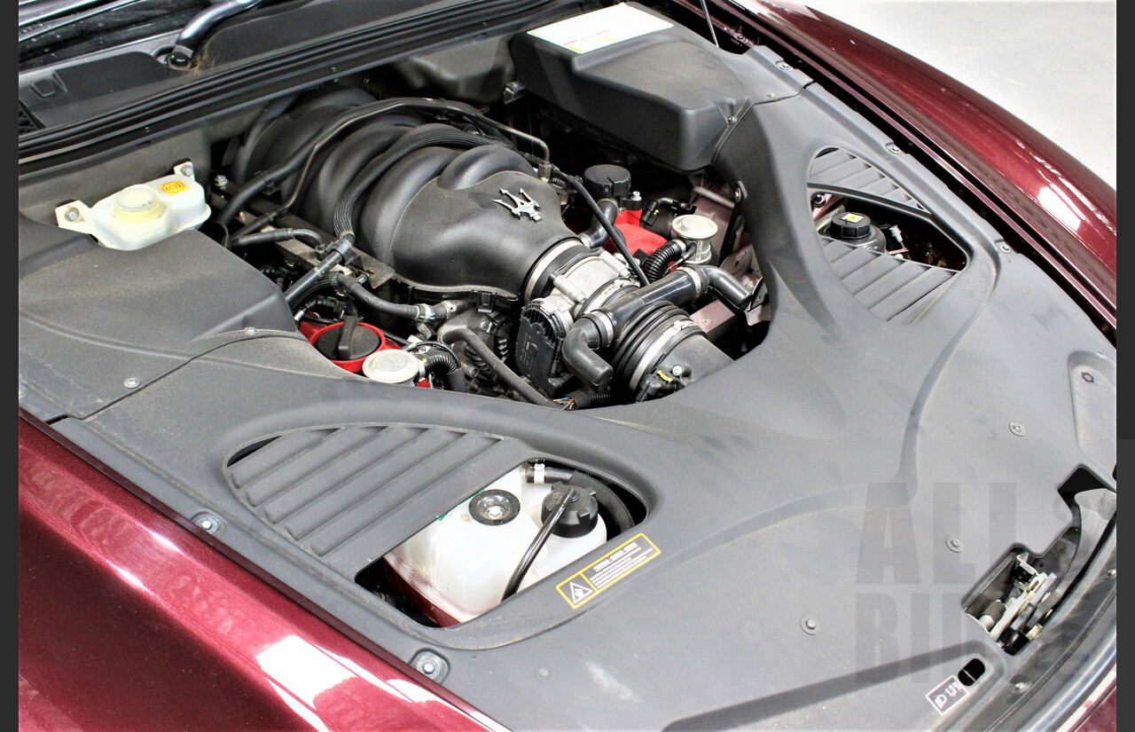 9/2009 Maserati Quattroporte Sport GT-S 4d Sedan Bordeaux Pontevecchio Metallic 4.7L V8