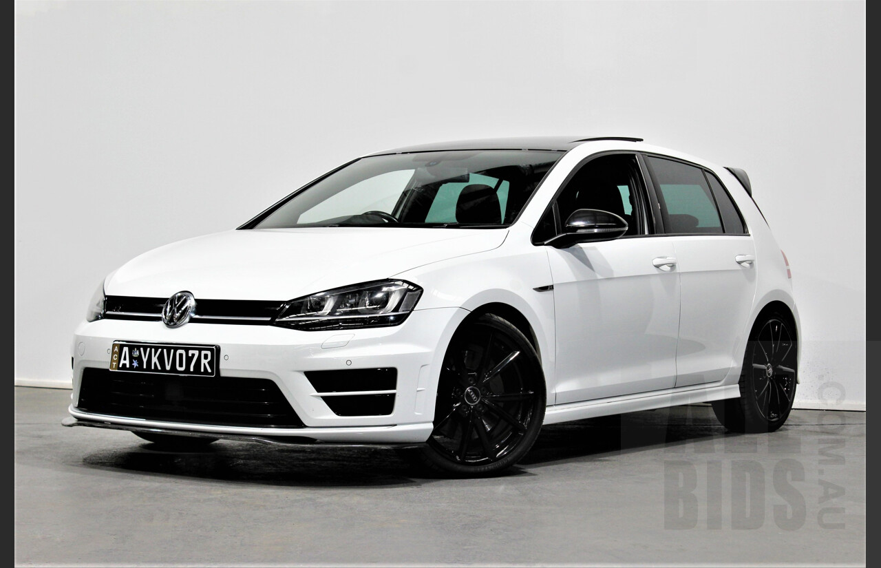 4/2014 Volkswagen Golf R AU MY14 5d Hatchback White 2.0L Turbo - APR Tuned
