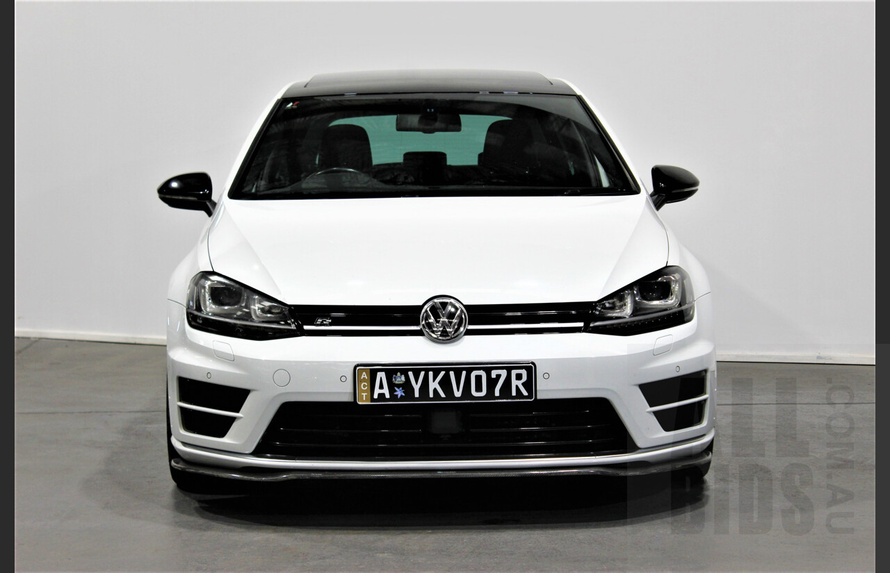 4/2014 Volkswagen Golf R AU MY14 5d Hatchback White 2.0L Turbo - APR Tuned