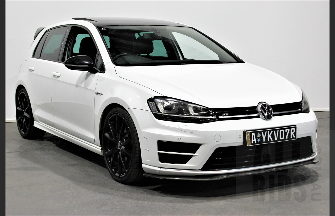 4/2014 Volkswagen Golf R AU MY14 5d Hatchback White 2.0L Turbo - APR Tuned