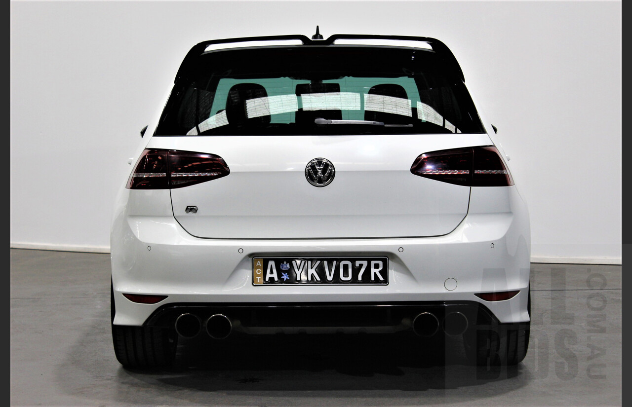 4/2014 Volkswagen Golf R AU MY14 5d Hatchback White 2.0L Turbo - APR Tuned