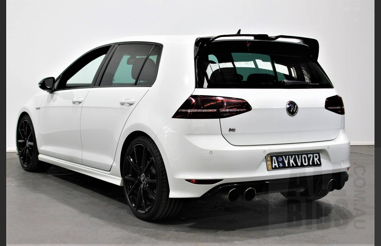 4/2014 Volkswagen Golf R AU MY14 5d Hatchback White 2.0L Turbo - APR Tuned