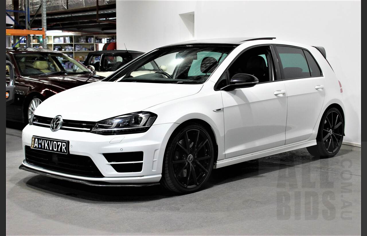 4/2014 Volkswagen Golf R AU MY14 5d Hatchback White 2.0L Turbo - APR Tuned