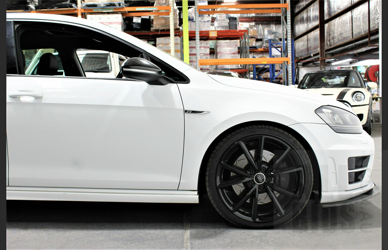 4/2014 Volkswagen Golf R AU MY14 5d Hatchback White 2.0L Turbo - APR Tuned