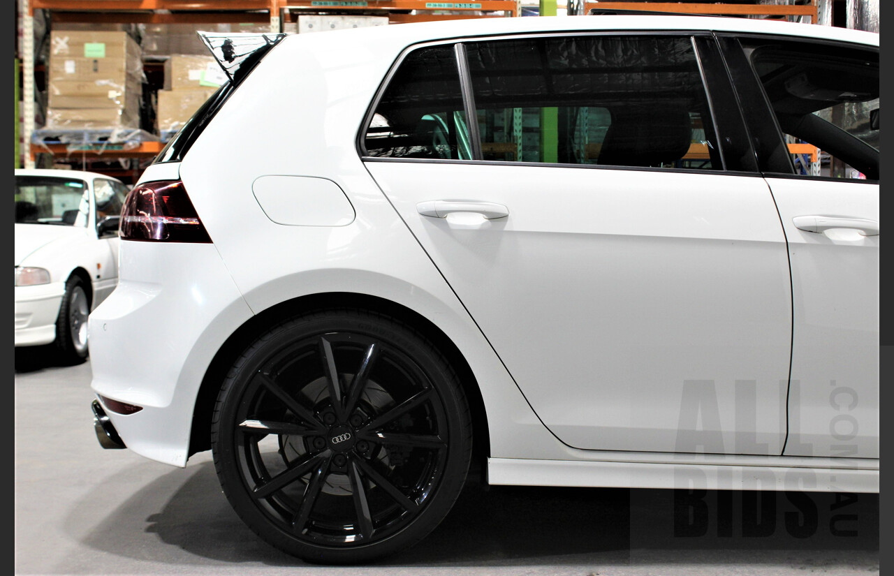 4/2014 Volkswagen Golf R AU MY14 5d Hatchback White 2.0L Turbo - APR Tuned