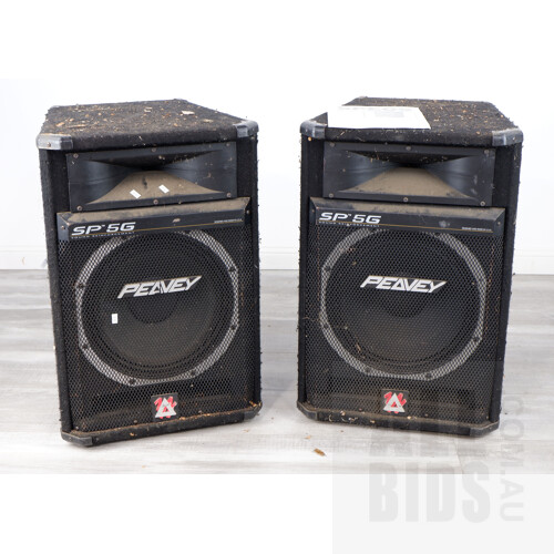 Pair of Peavey SP 5G Passive Speakers