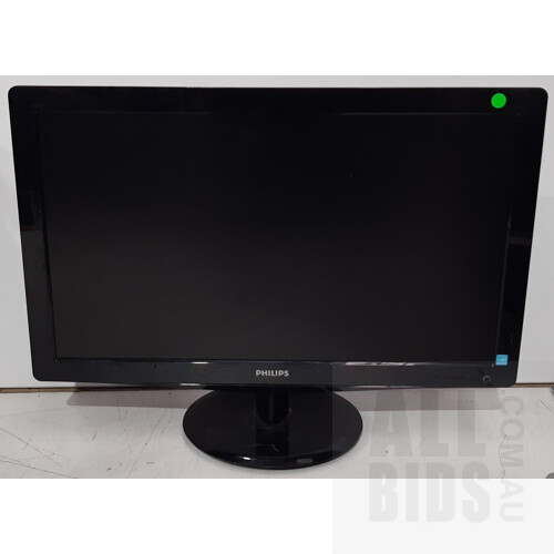 Philips (226V3L) 22 inch LED Backlit LCD Widescreen Monitor & BenQ (BL2201-T) 22 Inch Widescreen LCD Monitor
