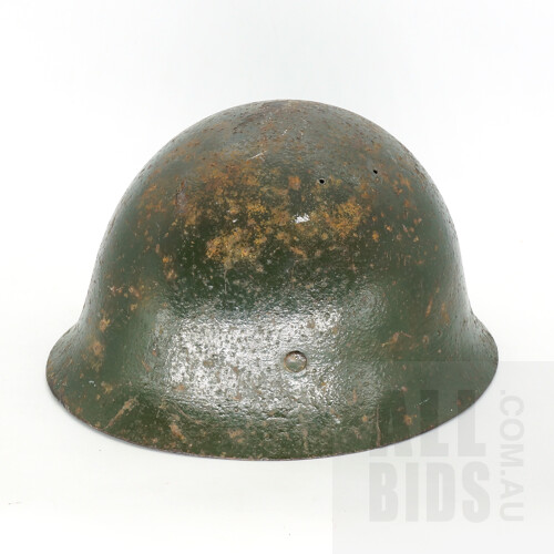 Vintage World War Two Era Helmet, Possibly Japanese 