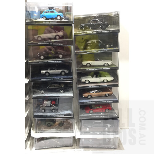 The James Bond Car Collection Issues 1-101 and Associated Model Cars