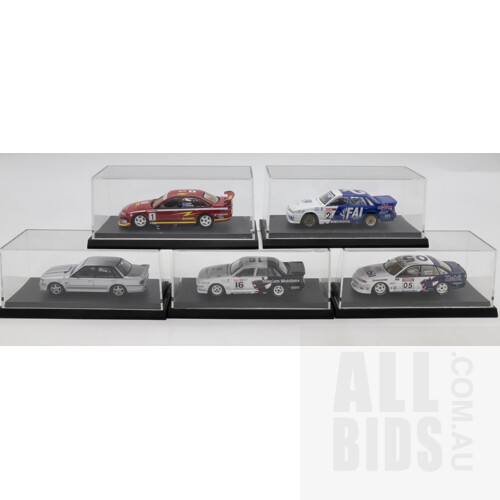 Biante Diecast Holden Commodore 1:64 Scale Model Cars - Lot of 5