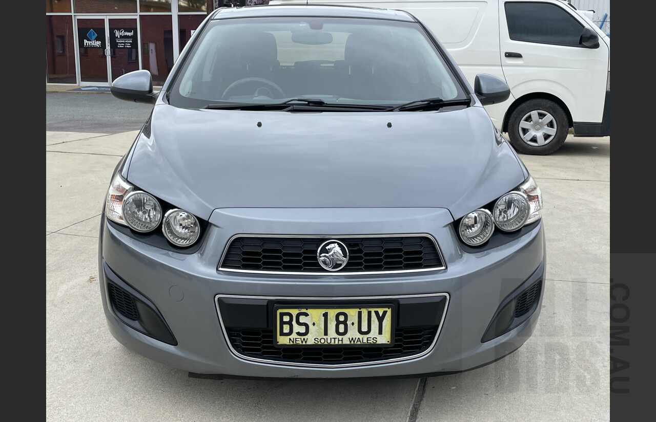 11/2012 Holden Barina CD TM MY13 5d Hatchback Grey 1.6L