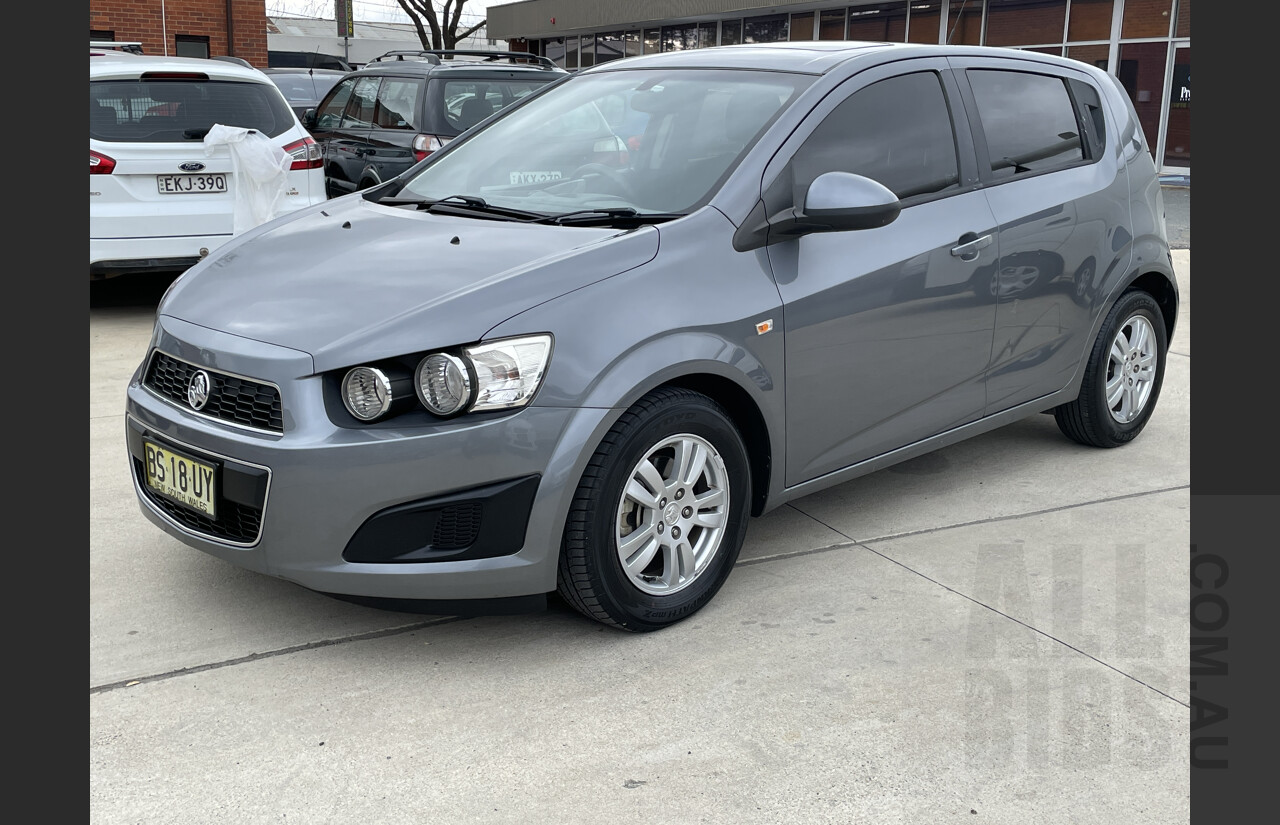 11/2012 Holden Barina CD TM MY13 5d Hatchback Grey 1.6L