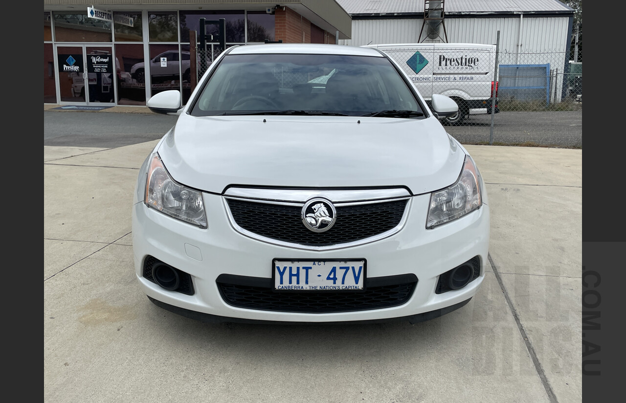 12/2011 Holden Cruze CD JH MY12 5d Hatchback White 1.4L