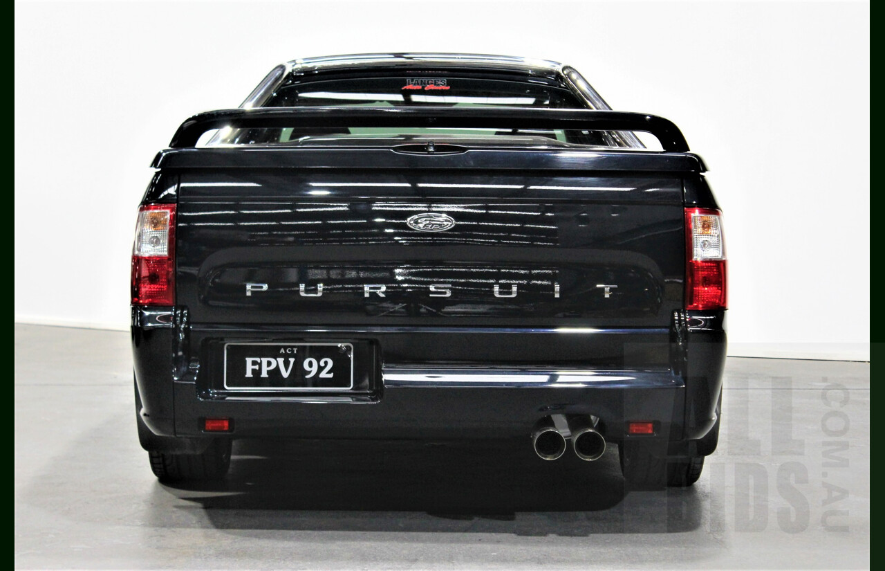 9/2014 Ford FPV Pursuit FG MK2 Utility Black 5.0L