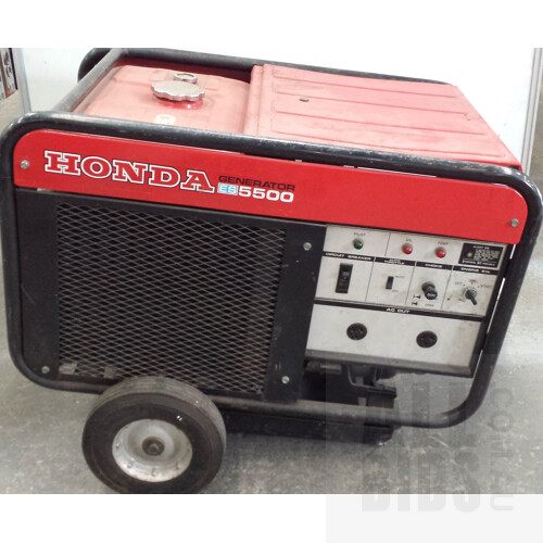 Honda ES5500 Four Stroke Petrol Generator