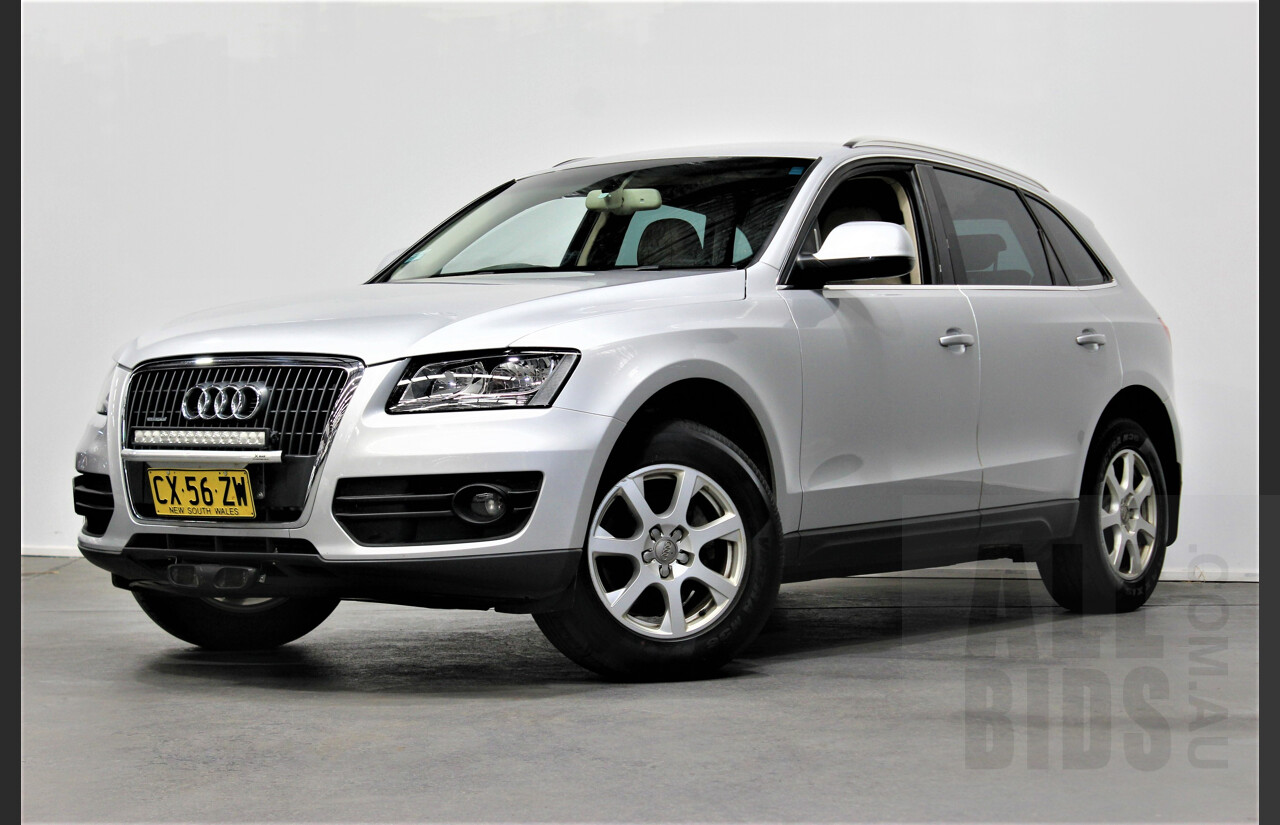 5/2010 Audi Q5 2.0 TDI Quattro 8R MY10 4d Wagon Silver 2.0L Turbo Diesel
