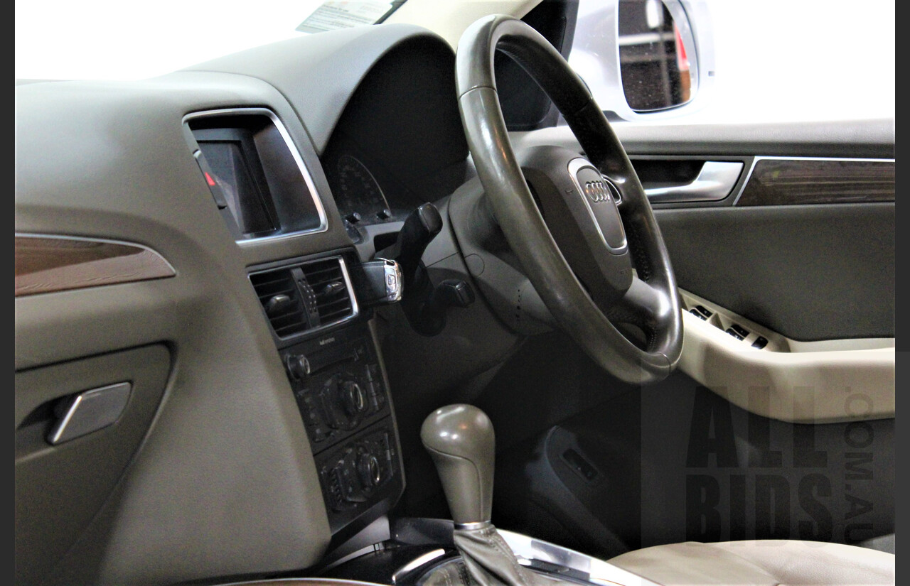 5/2010 Audi Q5 2.0 TDI Quattro 8R MY10 4d Wagon Silver 2.0L Turbo Diesel