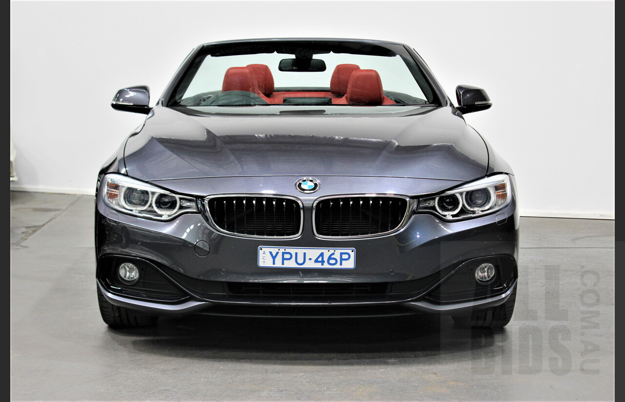 4/2014 BMW 420d Sport Line F32 2d Convertible Grey 2.0L Turbo Diesel