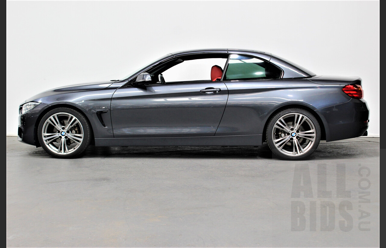 4/2014 BMW 420d Sport Line F32 2d Convertible Grey 2.0L Turbo Diesel