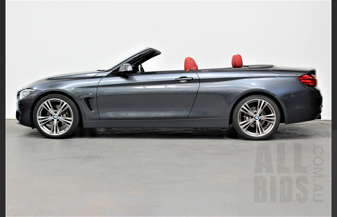 4/2014 BMW 420d Sport Line F32 2d Convertible Grey 2.0L Turbo Diesel