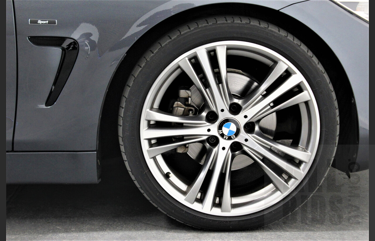4/2014 BMW 420d Sport Line F32 2d Convertible Grey 2.0L Turbo Diesel
