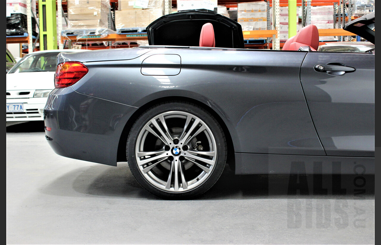4/2014 BMW 420d Sport Line F32 2d Convertible Grey 2.0L Turbo Diesel