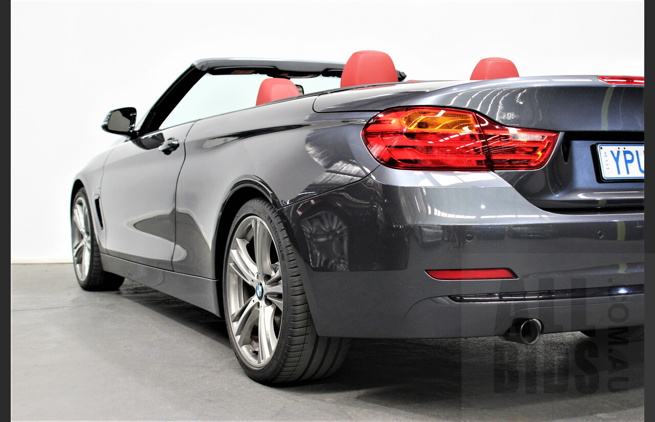 4/2014 BMW 420d Sport Line F32 2d Convertible Grey 2.0L Turbo Diesel
